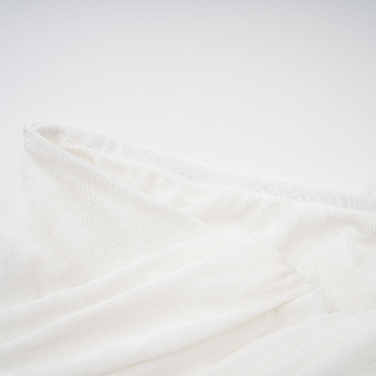 Dulcie White Asymmetrical Ruched Matching Set