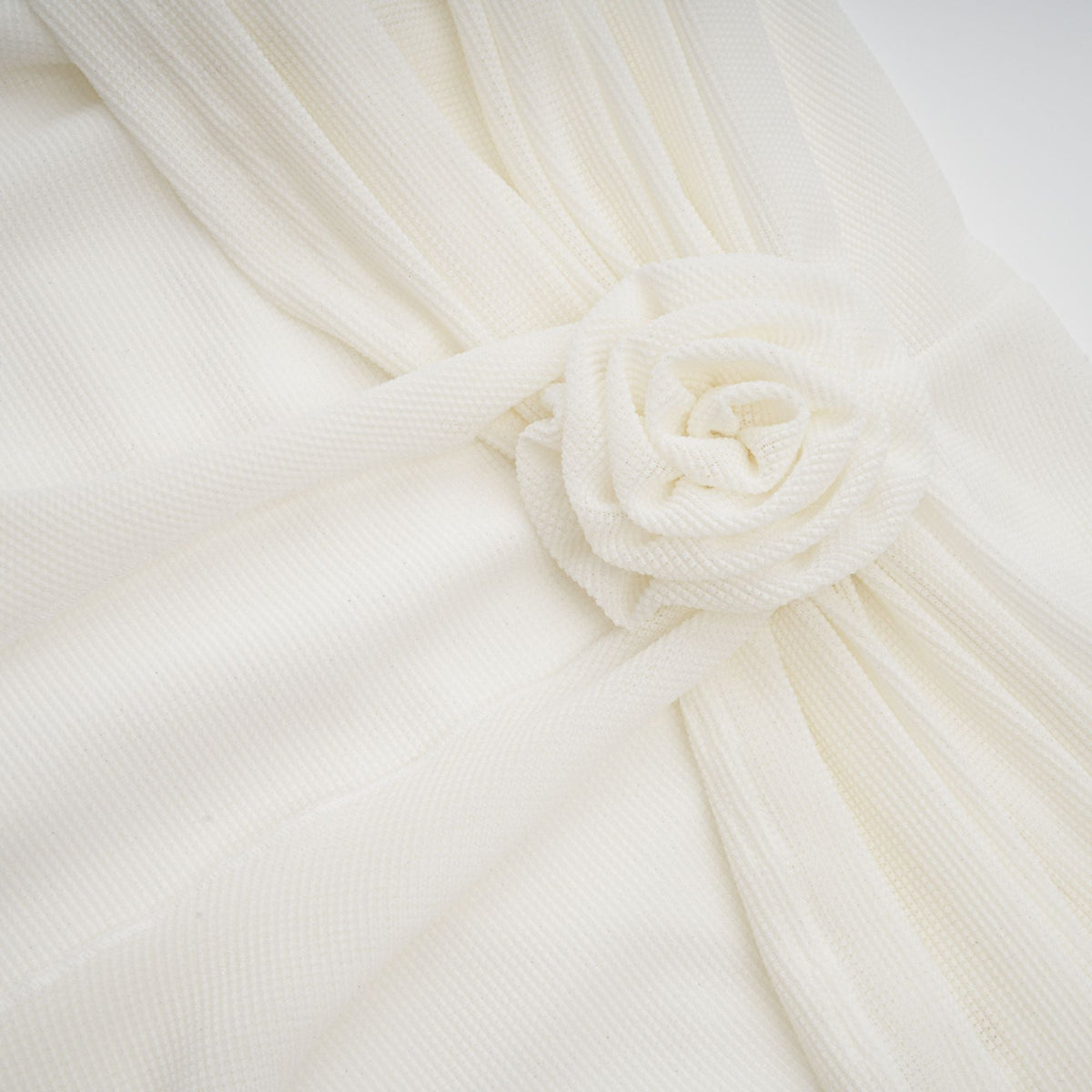 Wanda white glittered floral-appliqué knit maxi dress (Final Sale)