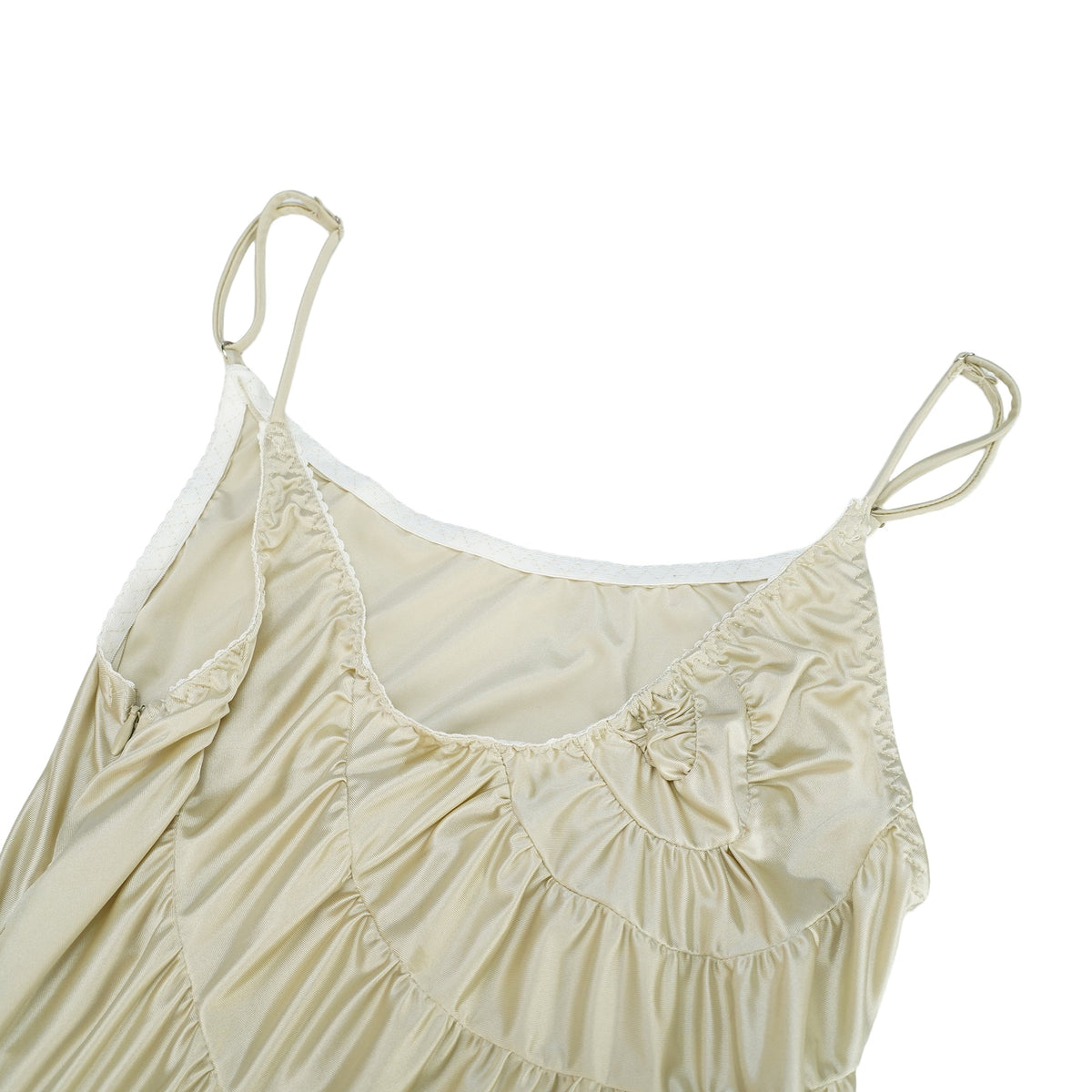 Cecilia Neutral Sea Ammonite Shirred Maxi Dress (Final Sale-US Only)