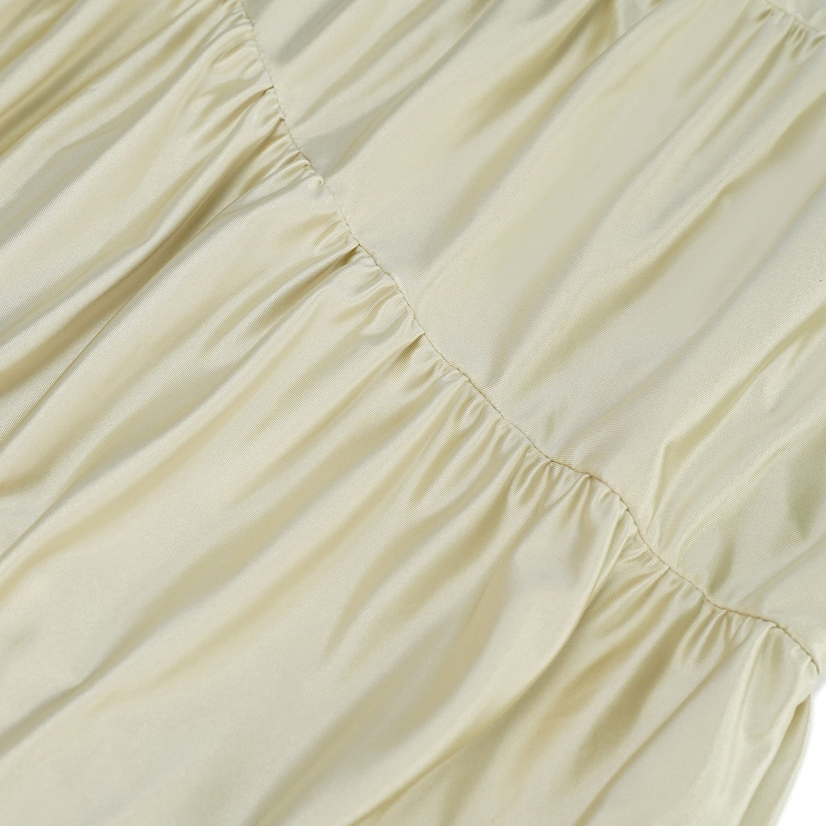 Cecilia Neutral Sea Ammonite Shirred Maxi Dress (Final Sale-US Only)