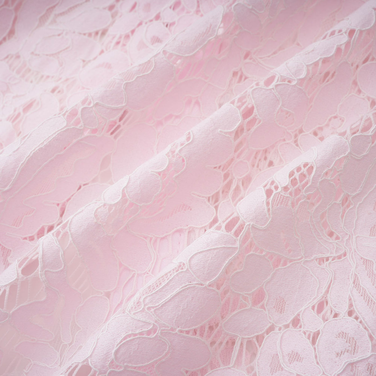 Sabine Pink Floral Lace Mermaid Midi Dress (Final Sale-US Only)