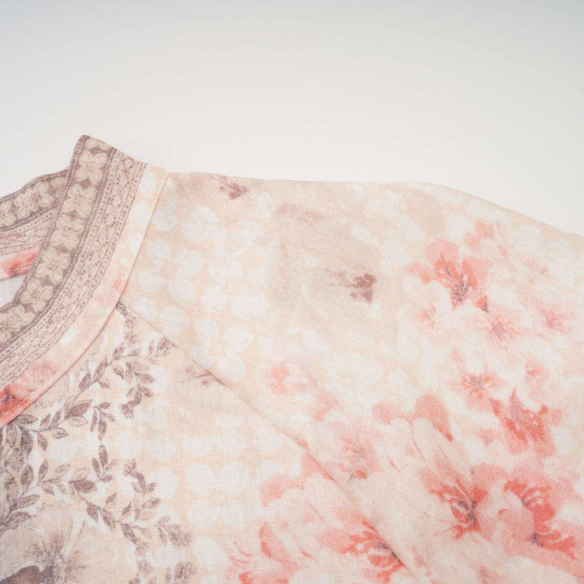 Quincia belted floral-print mini dress