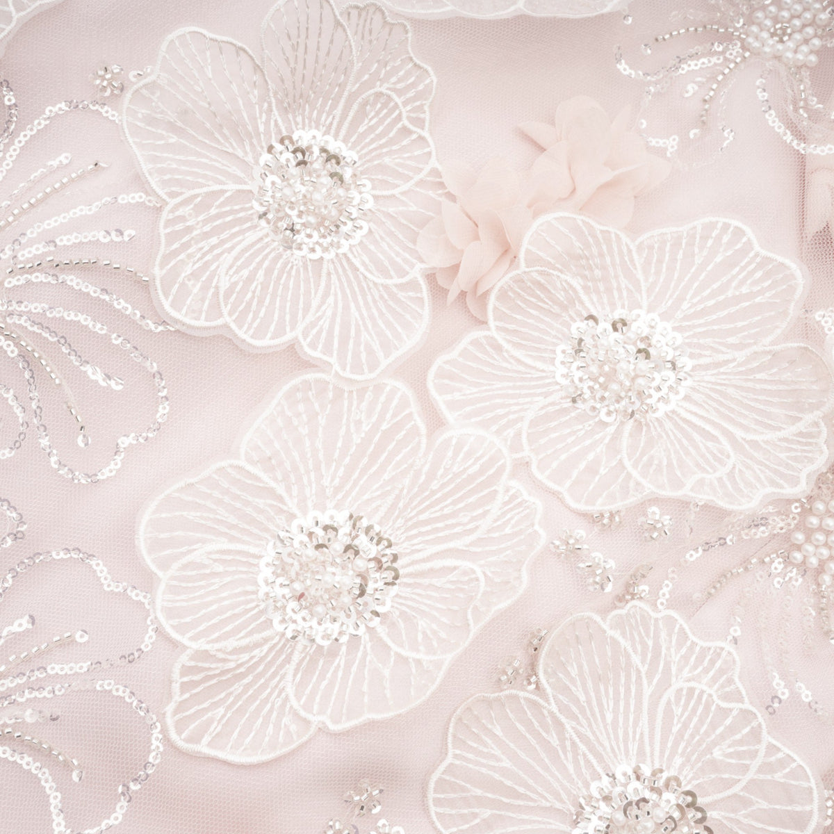 Valérie crystal-embellished floral mini dress (Final Sale-US Only)
