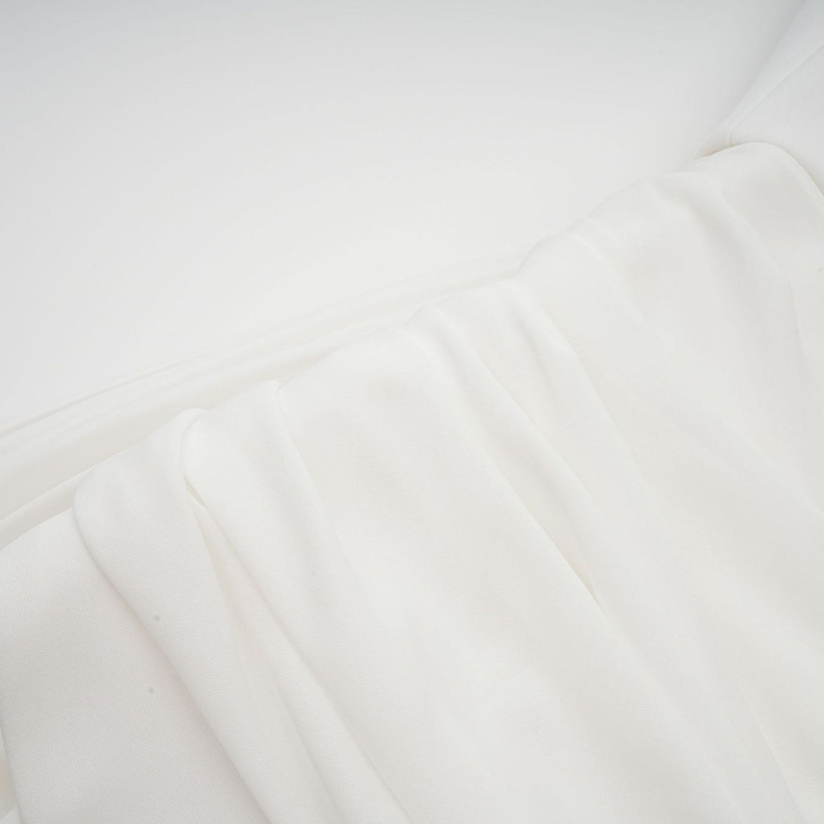 Gitta white ribbon-design ruched mini dress