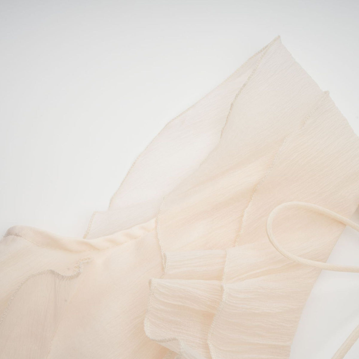 Hélène faux-flower layered ruffled mini dress