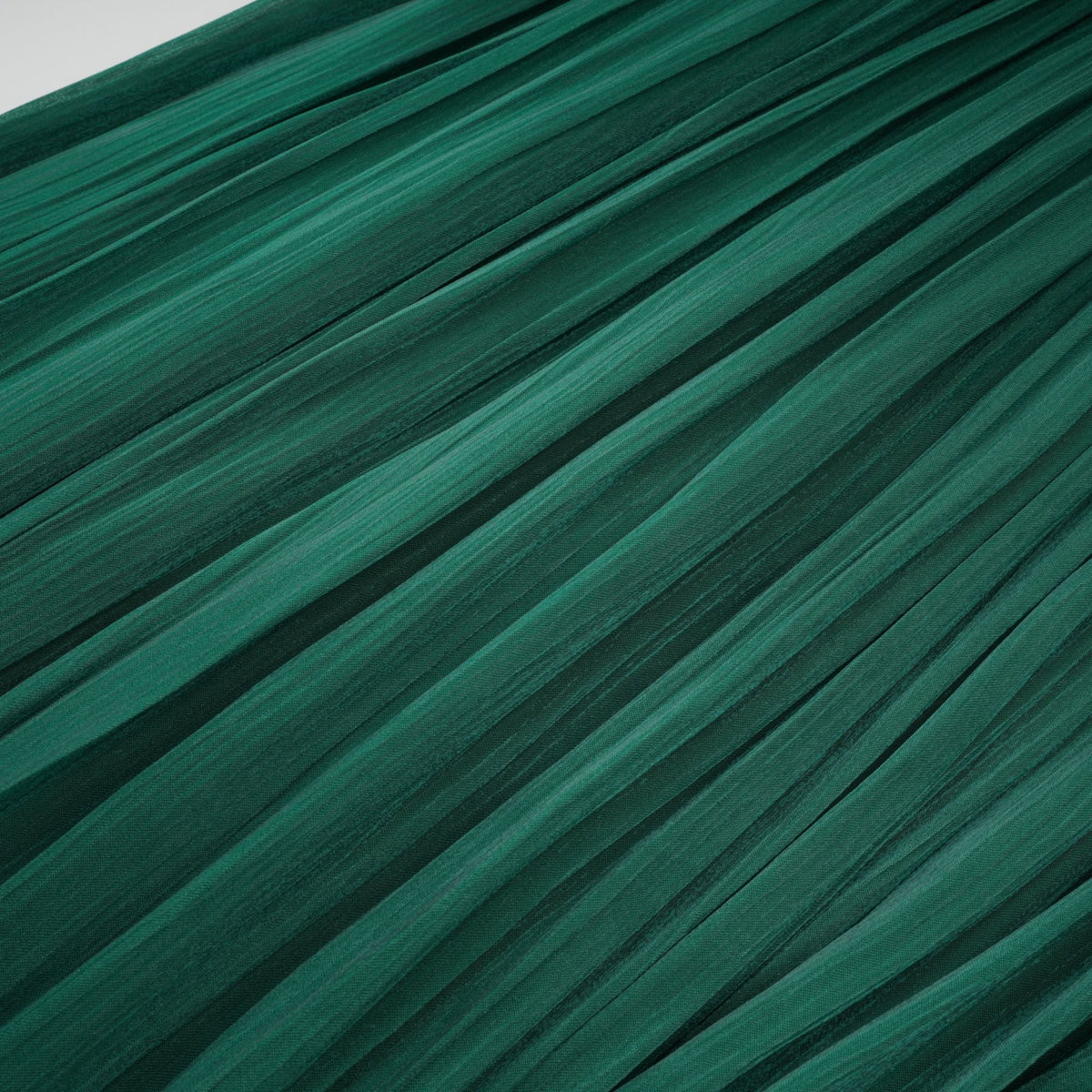 Emerald Green One Shoulder Ruched Maxi Dress (Final Sale-US Only)