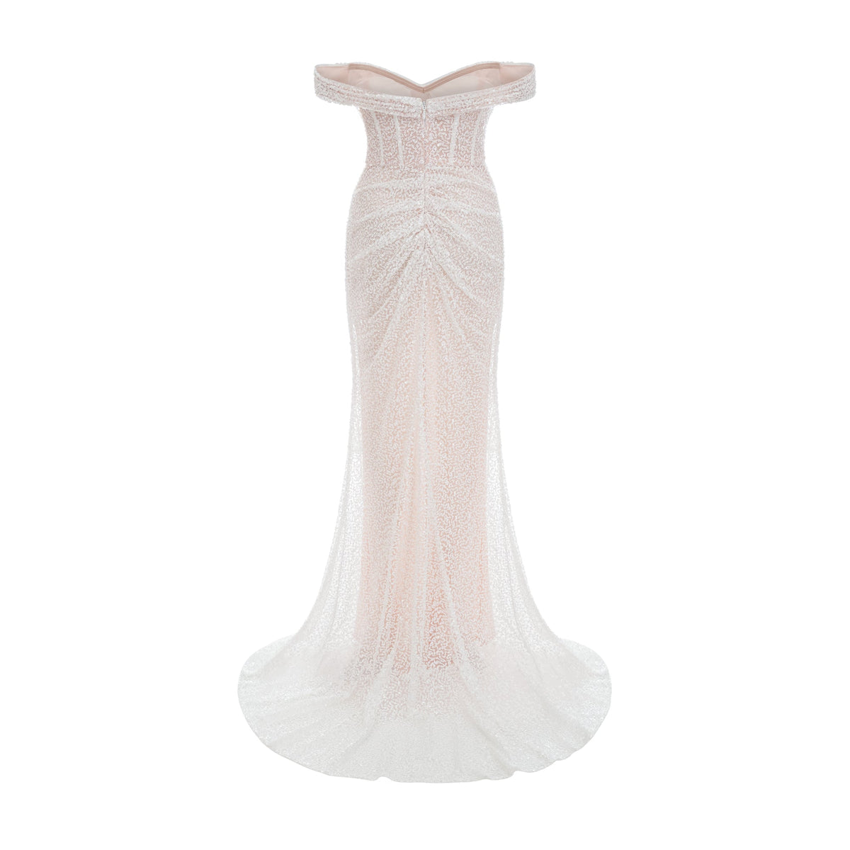 Margot white embellished off-shoulder maxi dress (Final Sale-US Only)