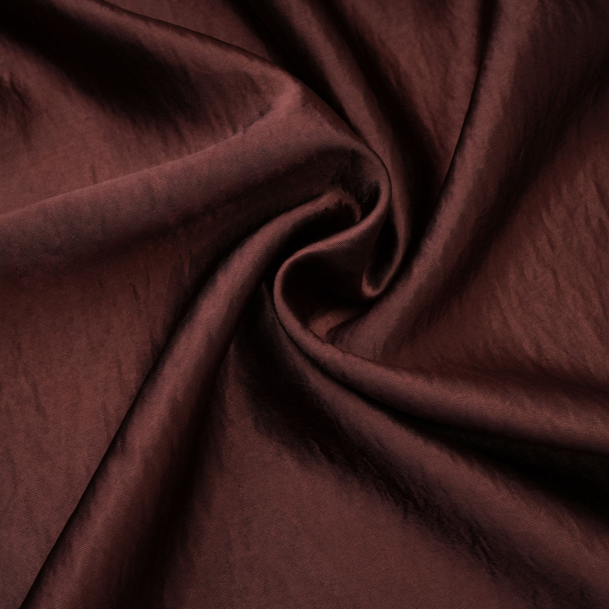 Luisa Brown Asymmetrical Gathered Satin Maxi Dress (Final Sale-US Only)