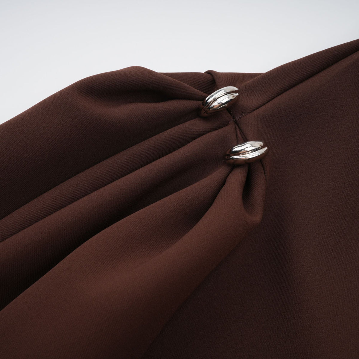Jenifier brown asymmetrical midi dress