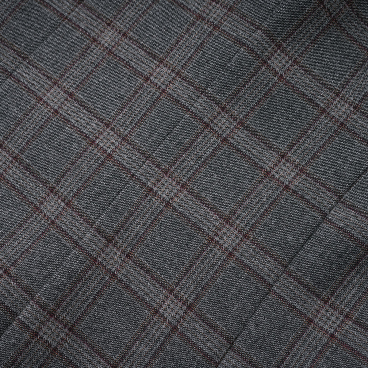Serena Grey Cut Out Checked Blazer & Skirt Set