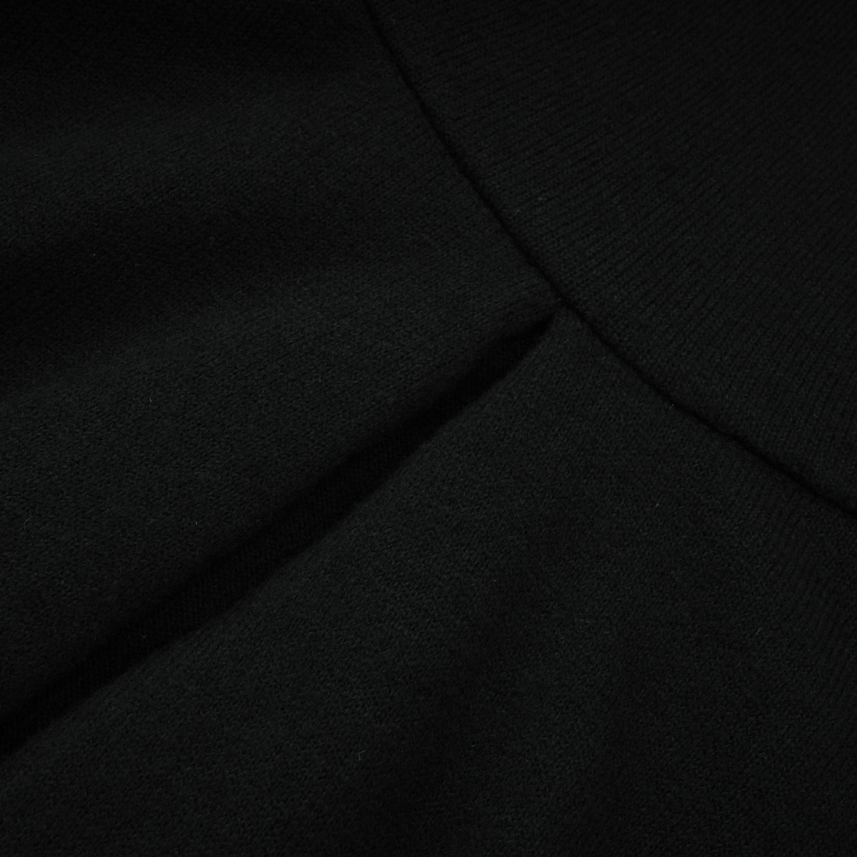 Filomena Black Layered Asymmetrical Knit Cape Top