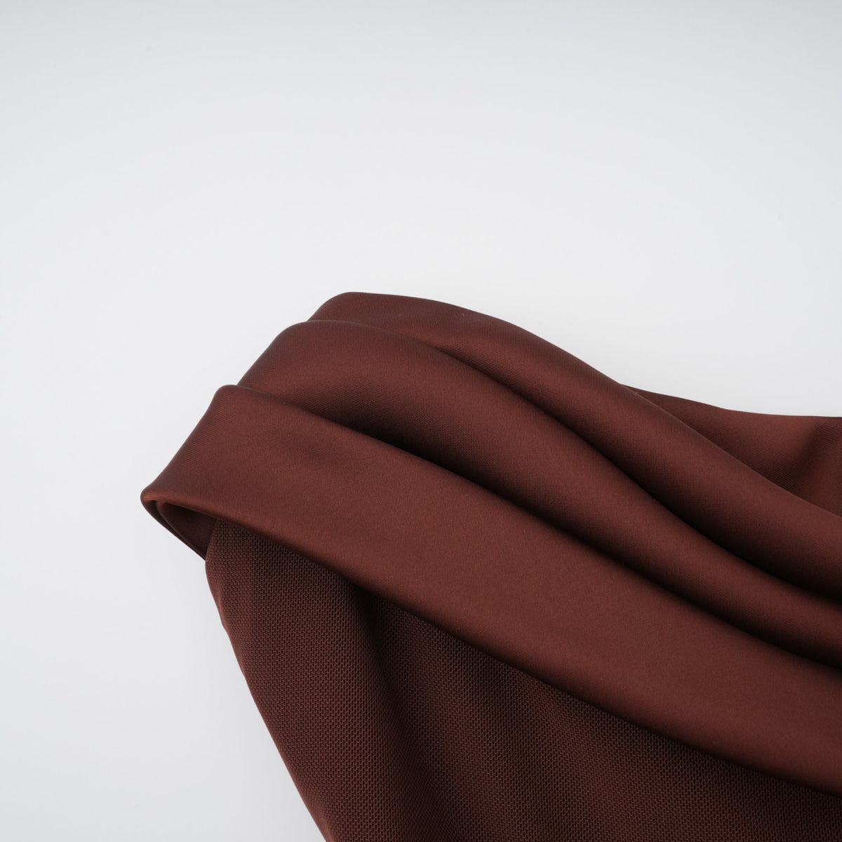 Vedette Brown Ruched Corset Maxi Dress (Without Gloves)