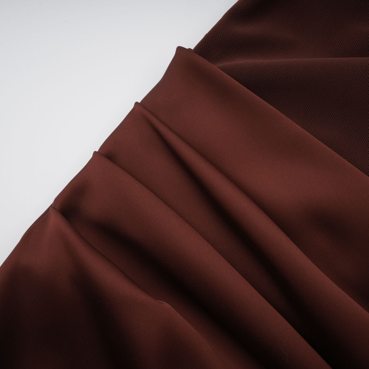 Vedette Brown Ruched Corset Maxi Dress (Without Gloves)