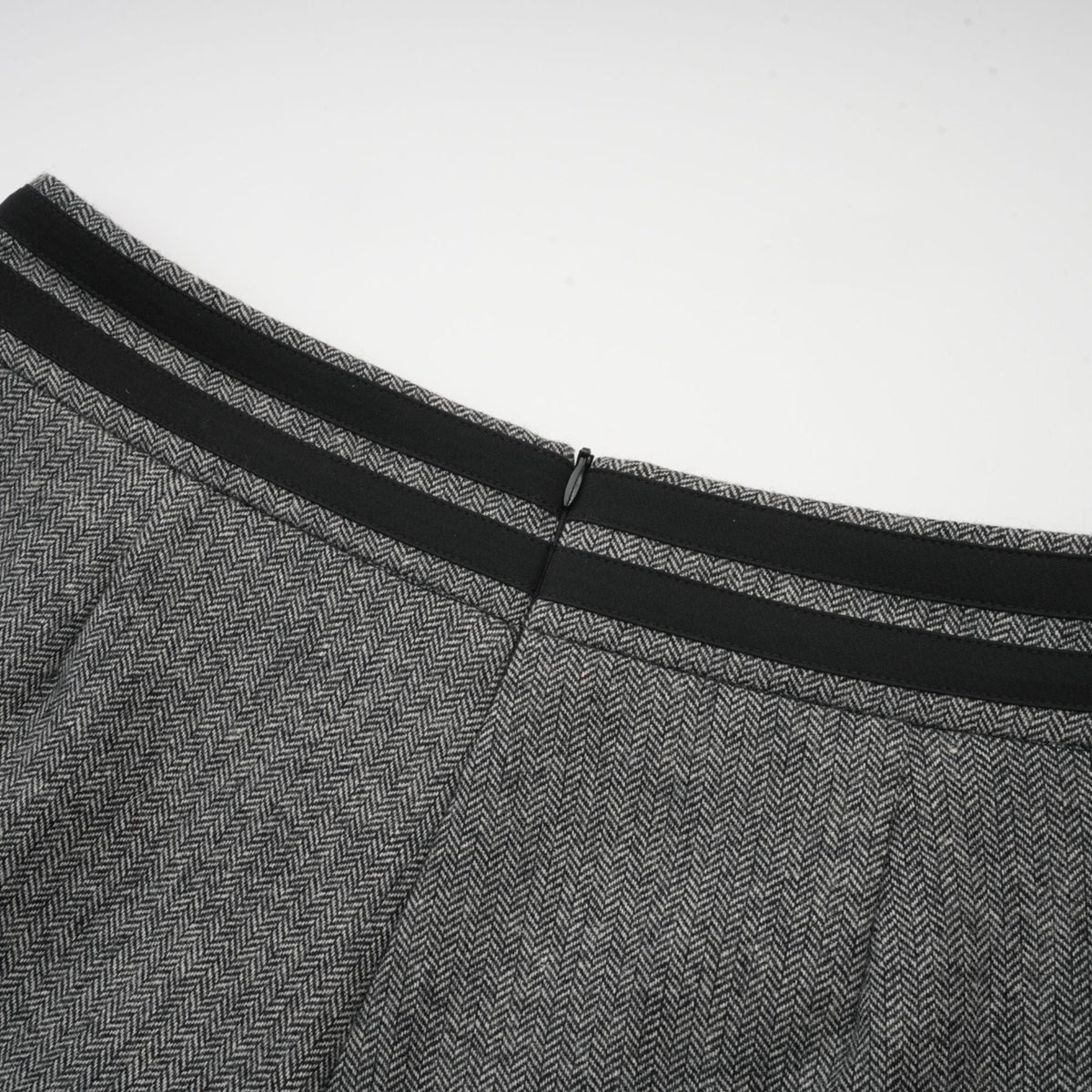 Agathe grey herringbone top & shorts matching set (Final Sale)