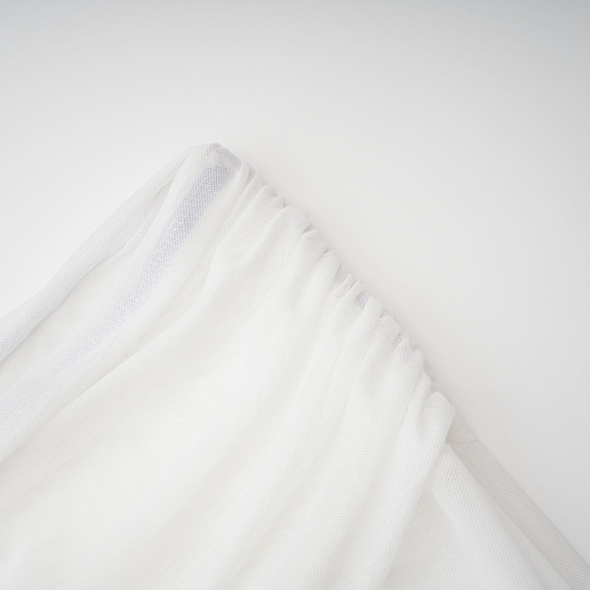 Giuseppina White High Neck Cut-Out Top & Skirt Set