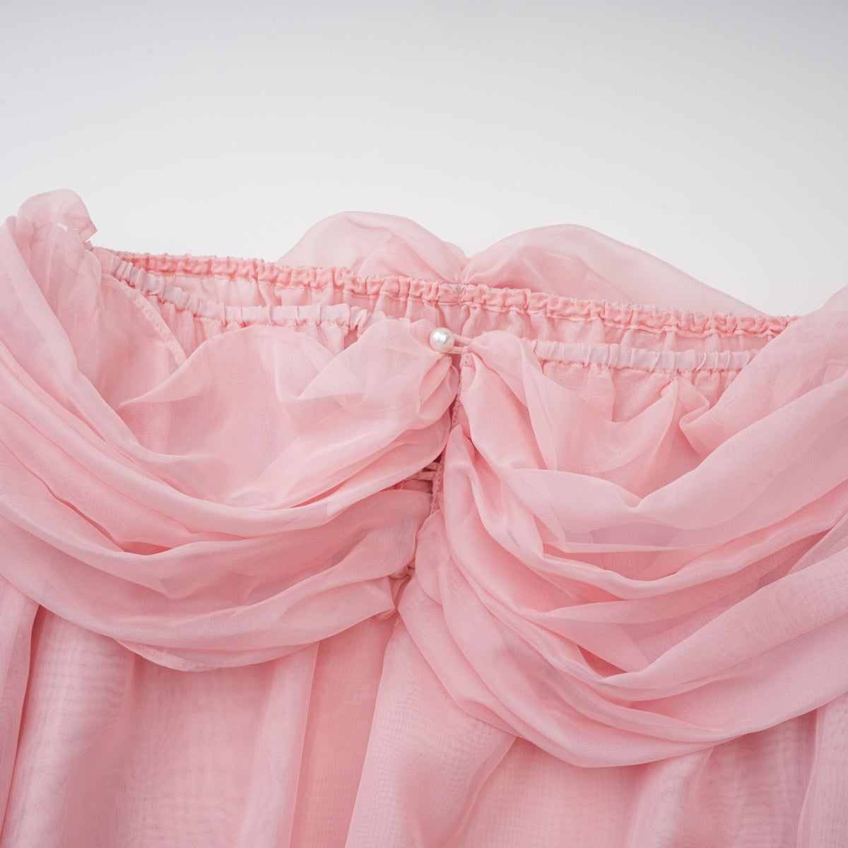 Avril pink bow draped slip mini dress (Final Sale-US Only)