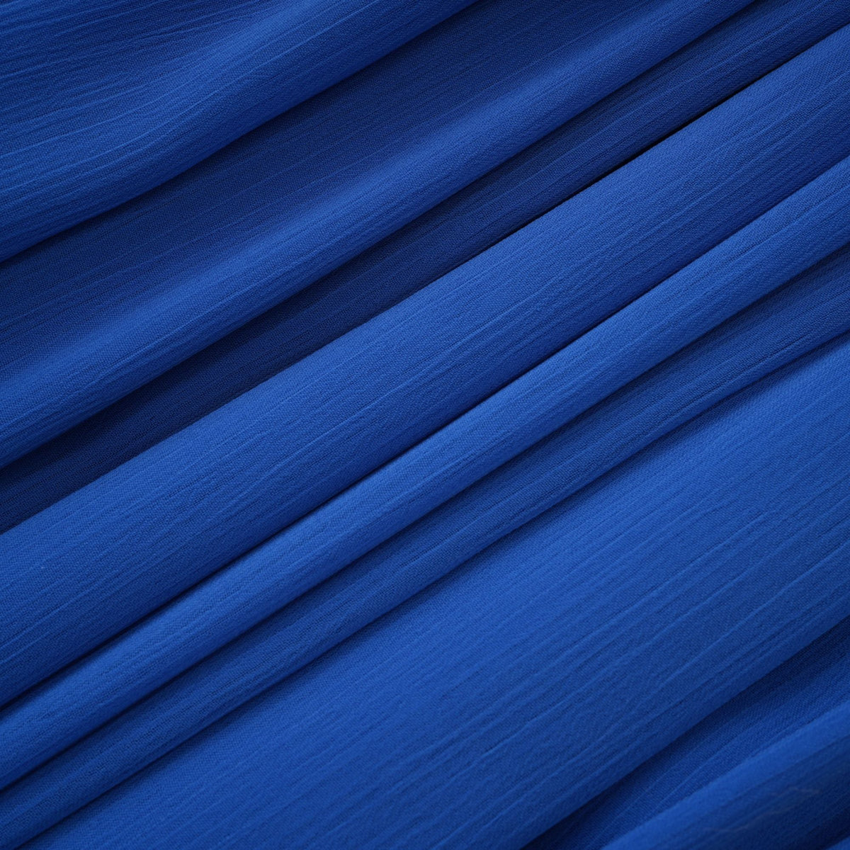 Faustine Blue Cape Design Ruched Maxi Dress (Final Sale-US Only)