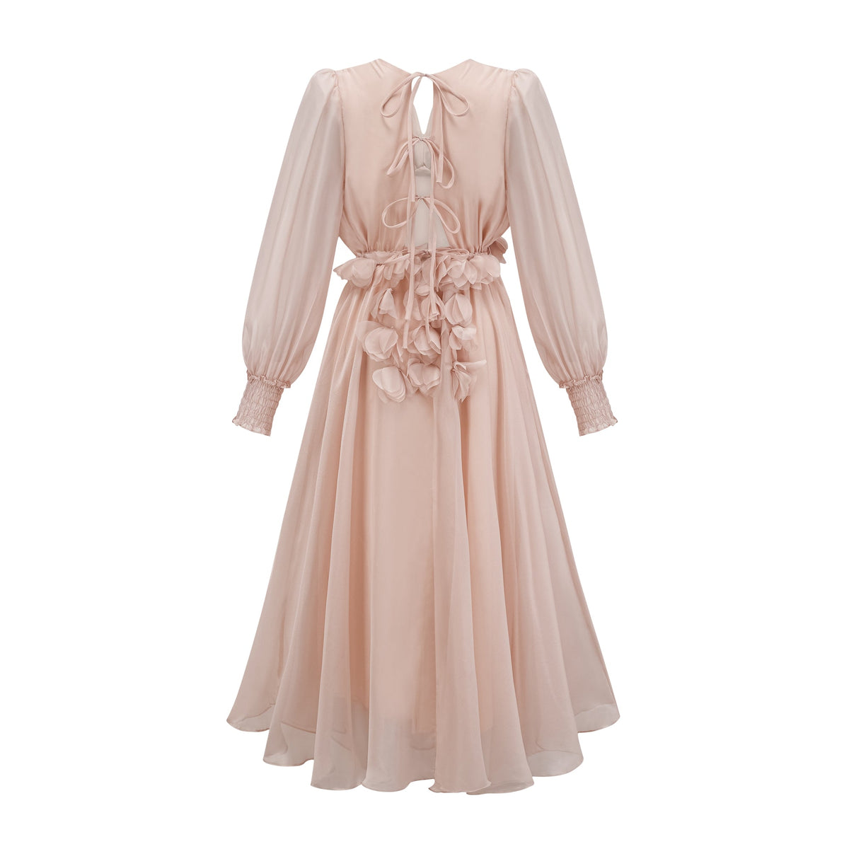 Lucie faux-floral embellished midi dress (Final Sale-US Only)