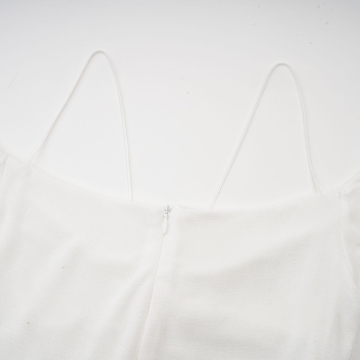 Nadine off-shoulder panelled maxi dress in White (Final Sale)