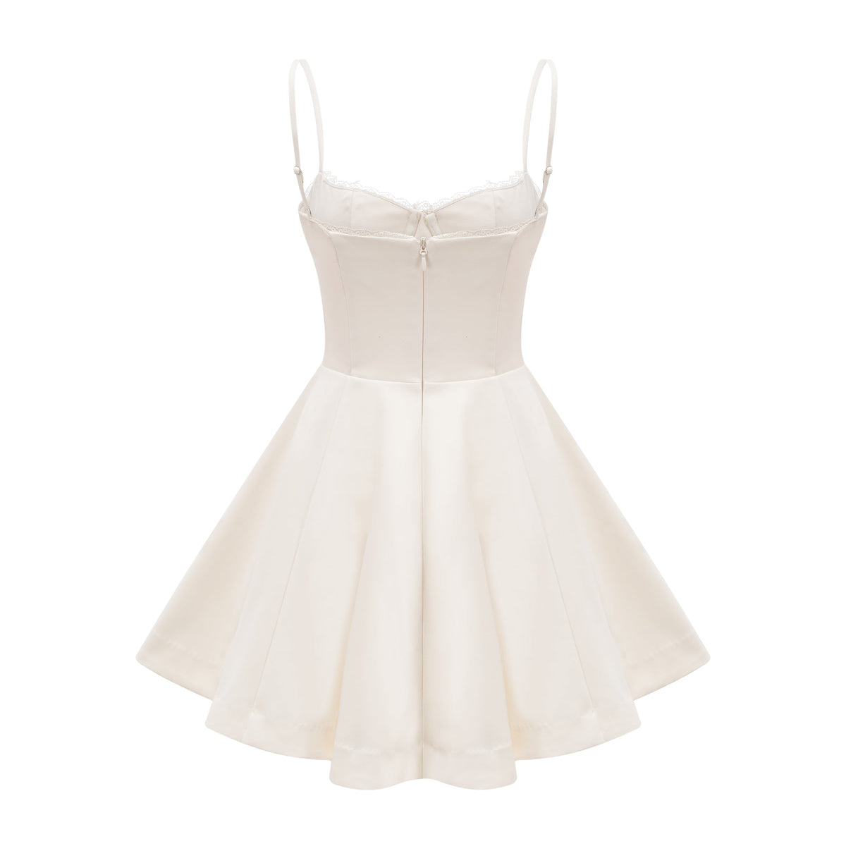 Saira tulle flared mini dress