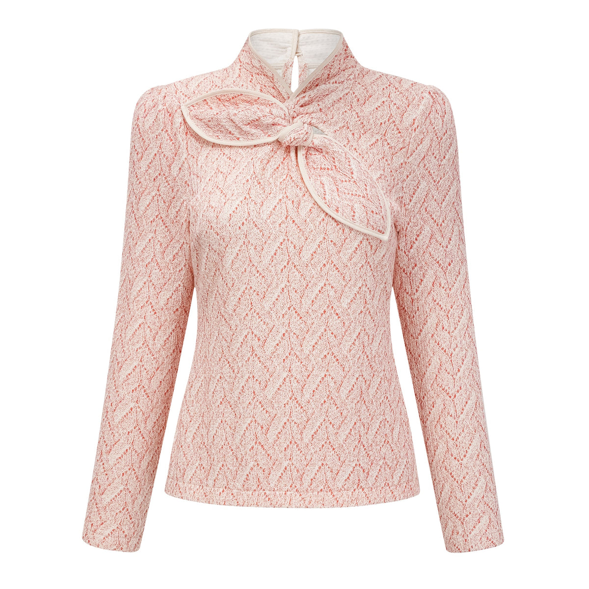 Carolina Pink Crochet Knit Blouse & Skirt Set (Final Sale-US Only)