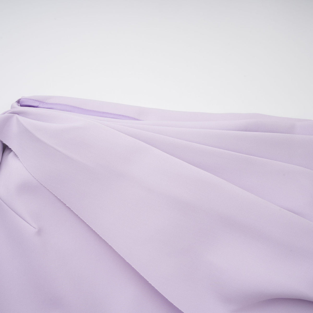 Annabelle Purple Cape-Design Ribbon Maxi Dress (Final Sale-US Only)