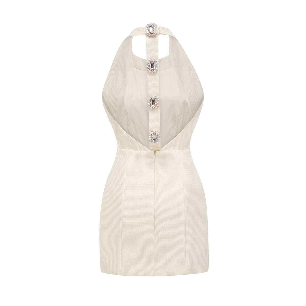 Charlene embellished open-back mini dress (Final Sale)