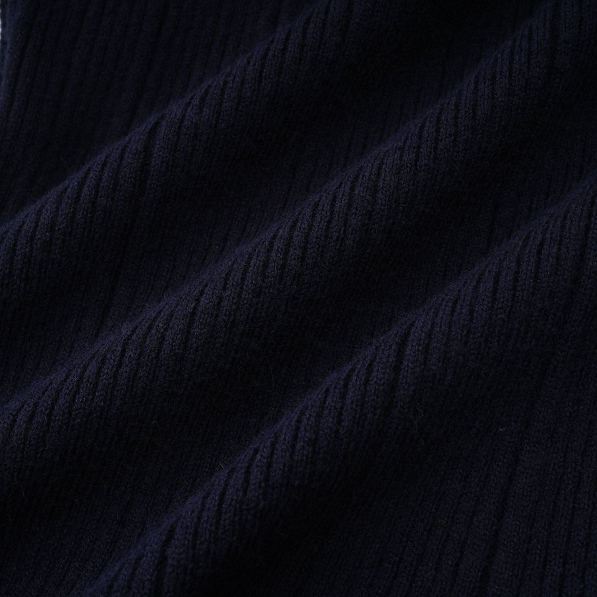 Fern Navy Blue Satin Panel Knit Midi Dress (Final Sale)