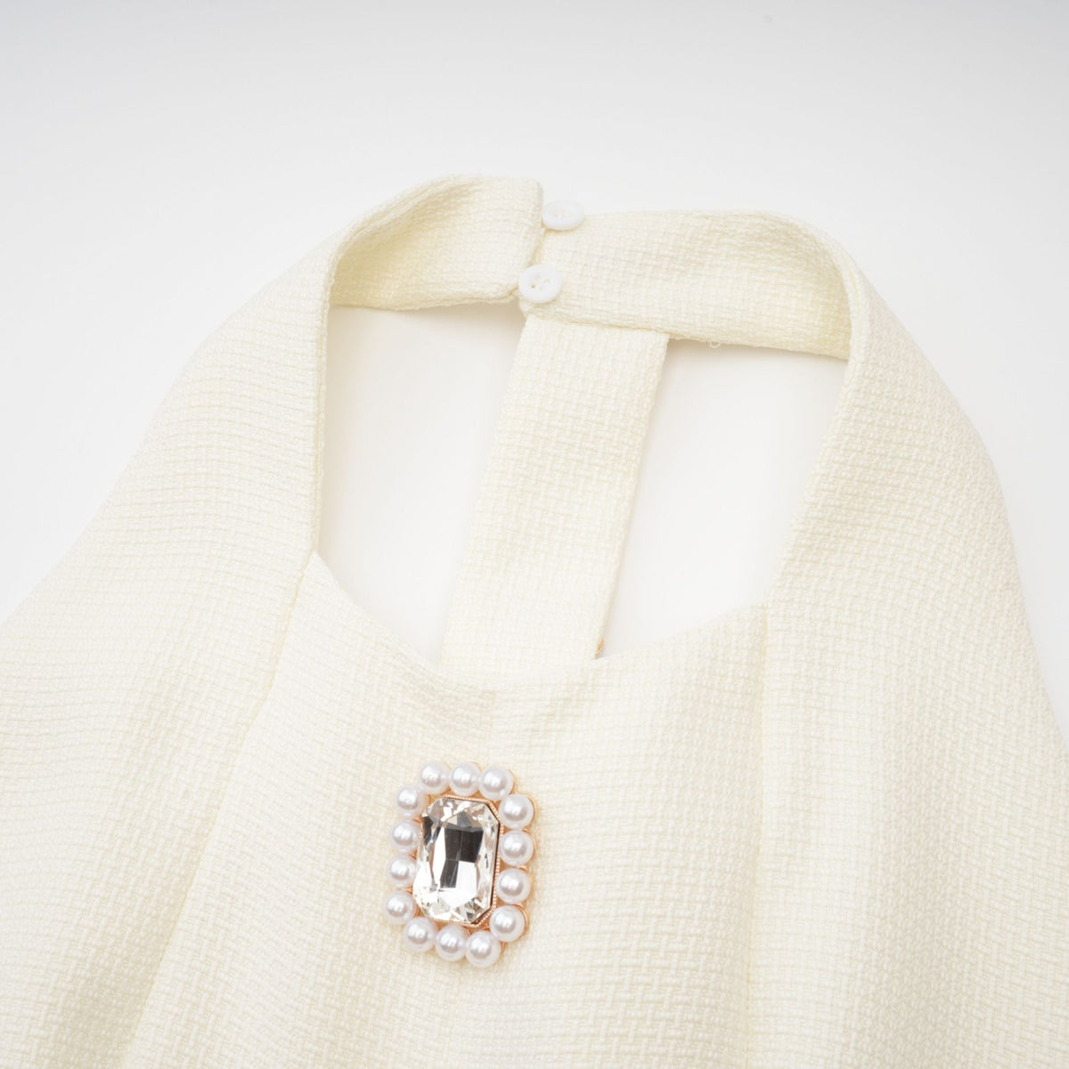 Charlene embellished open-back mini dress (Final Sale)