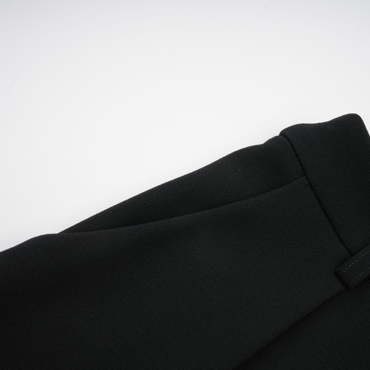 Suzanne black pleated jacket & trousers matching set