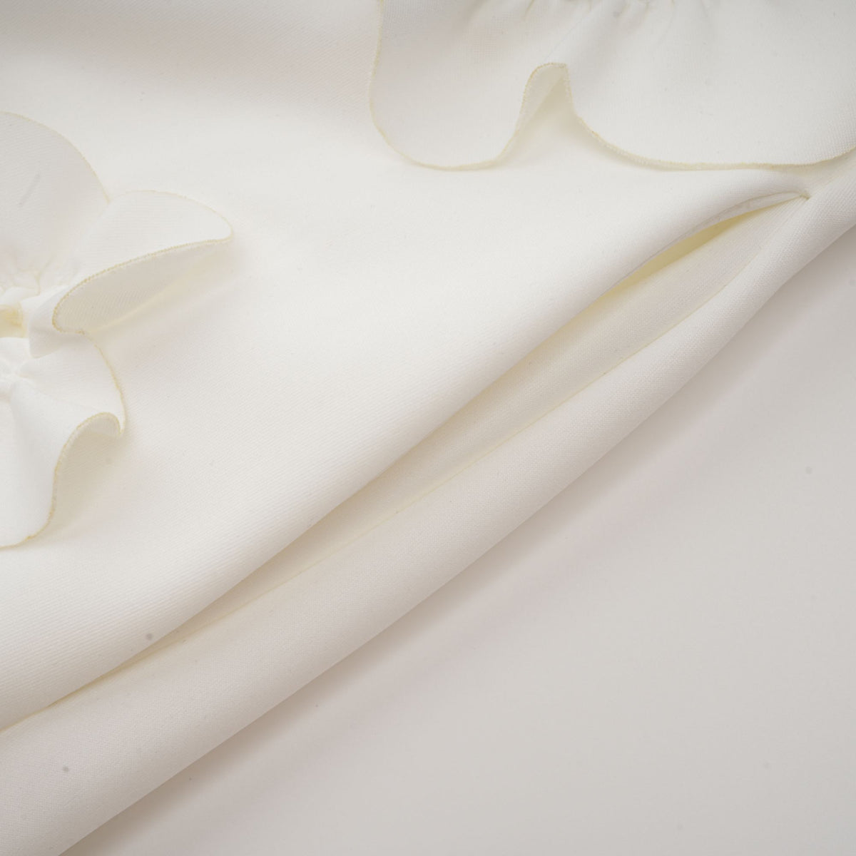 Magali White Sleeveless Maxi Dress with Faux Flower & Bow-Tie Embellishment (Final Sale-US Only)