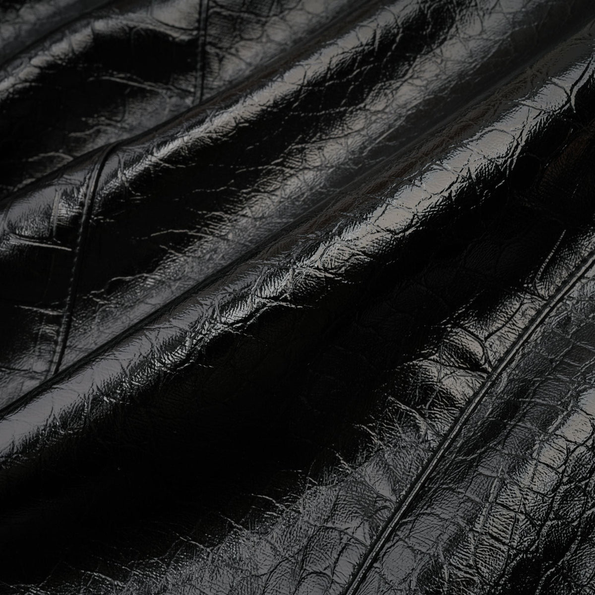 Élodie black cinched-waist leather jacket
