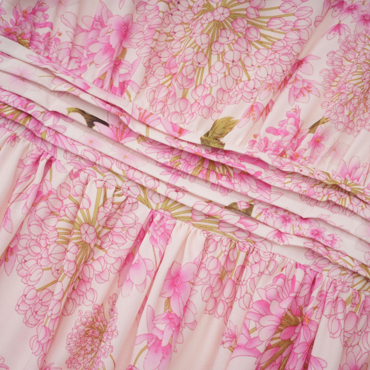 Yvette pink floral-print midi dress (Final Sale-US Only)