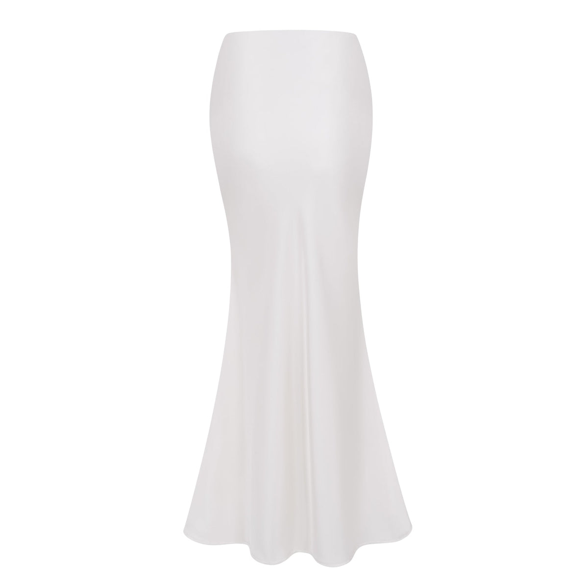 Zora White Sequin Corset Top & Satin Skirt Set (Final Sale)