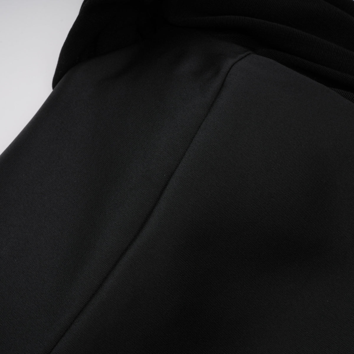 Ainara Black Off Shoulder Polished Midi Dress (Final Sale-US Only)