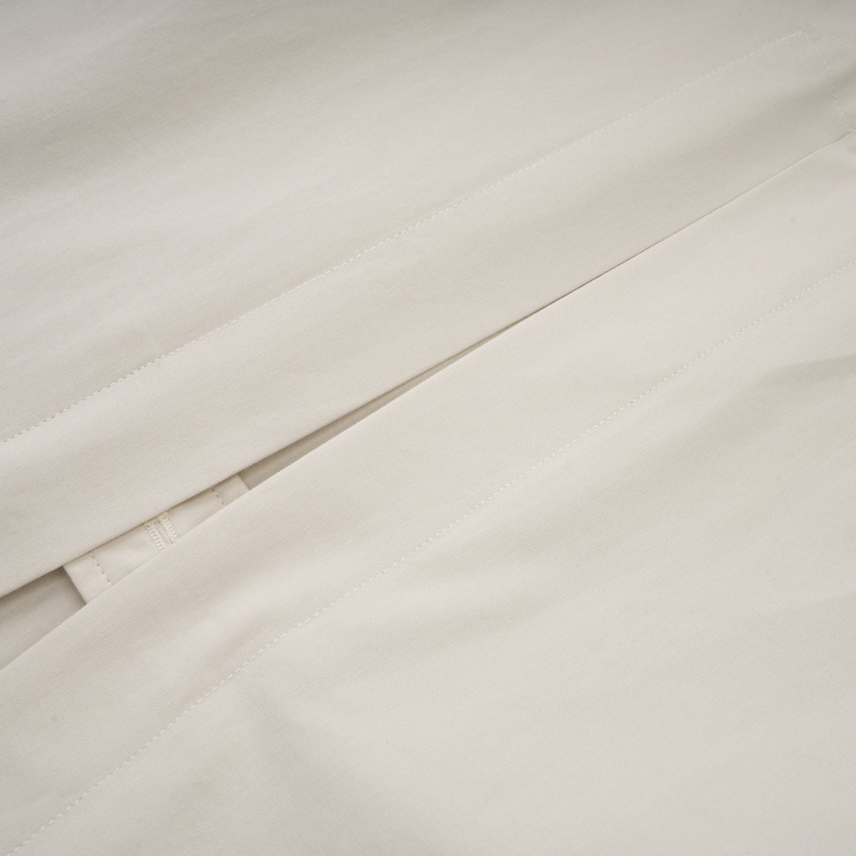 Bruyère White Double-Breasted Long Trench Coat (Final Sale-US Only)