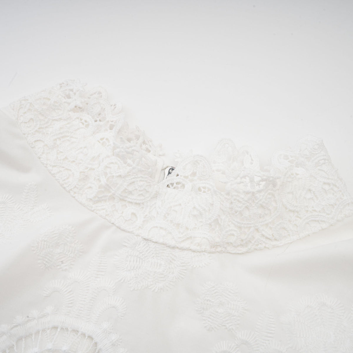 Raphaëlle lace-trim cut-out cropped top & trousers matching set (Final Sale-US Only)