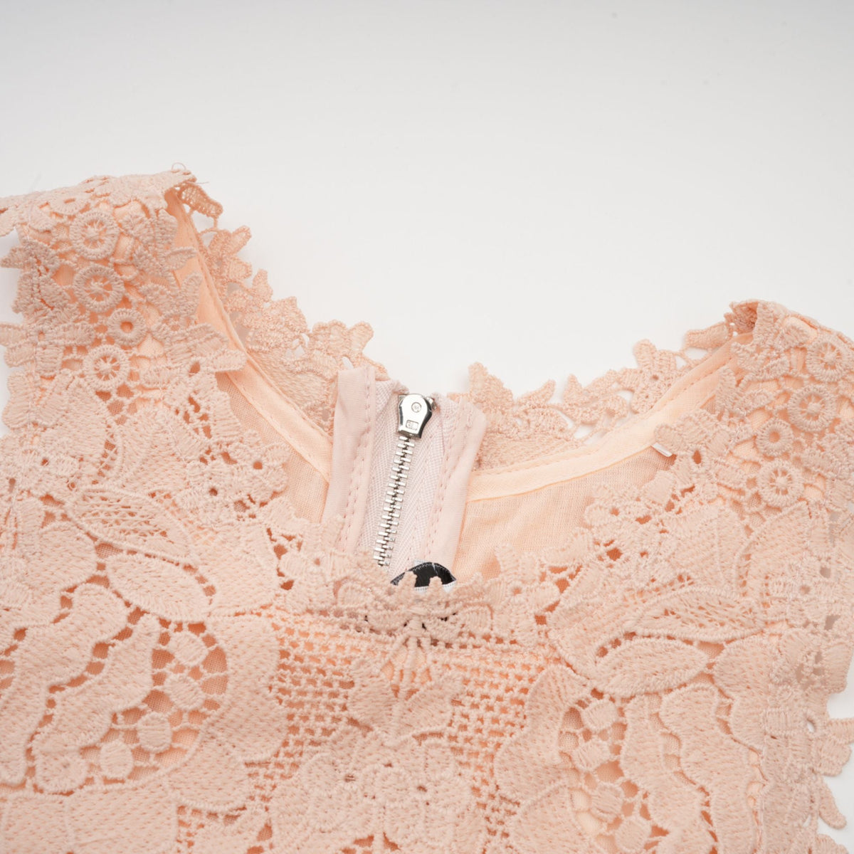 Dionne lace patch mini dress