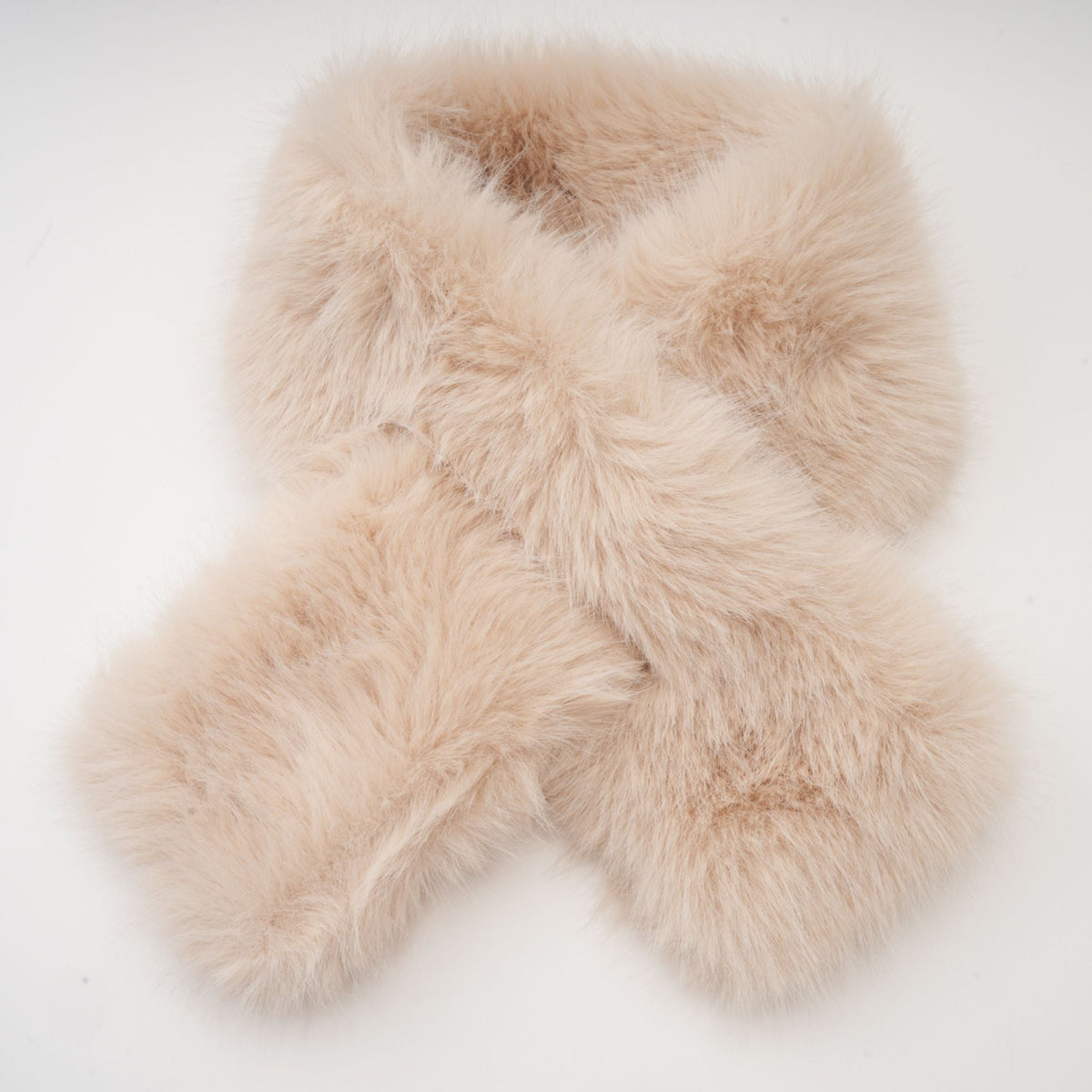Rosella detachable-cape faux-fur coat
