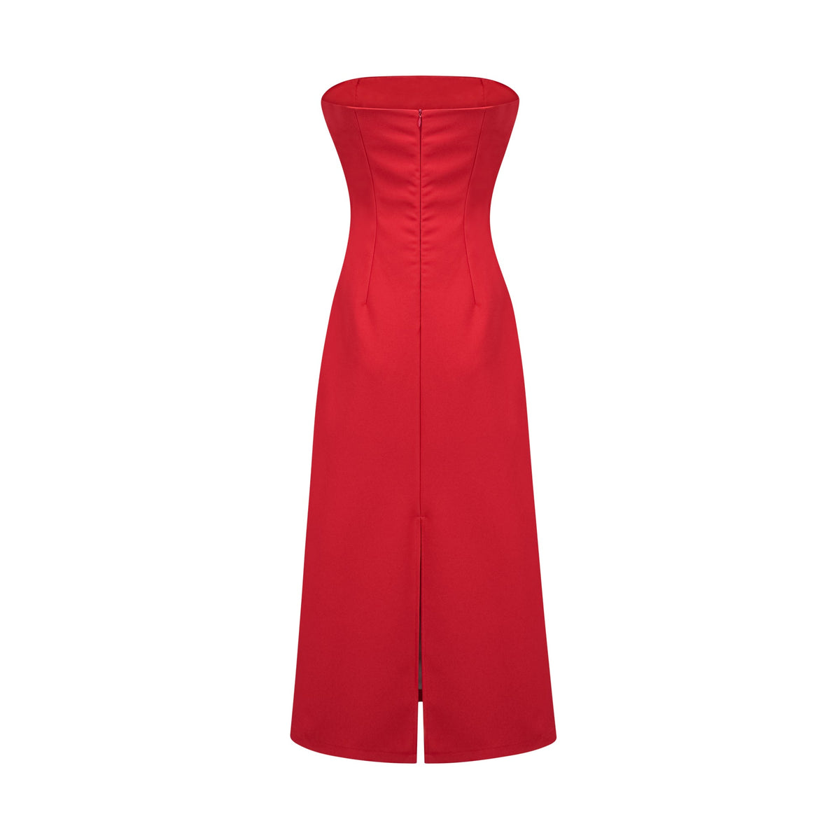 Irène Sequin Embroidered Off-Shoulder Midi Dress in Red (Final Sale-US Only)