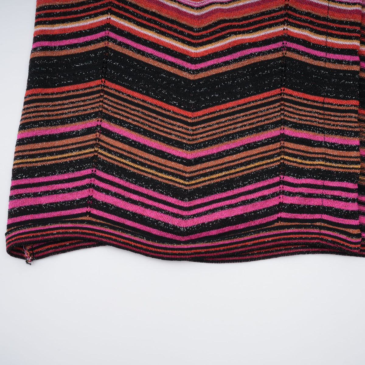 Chloé Red Striped Knit Long Cardigan