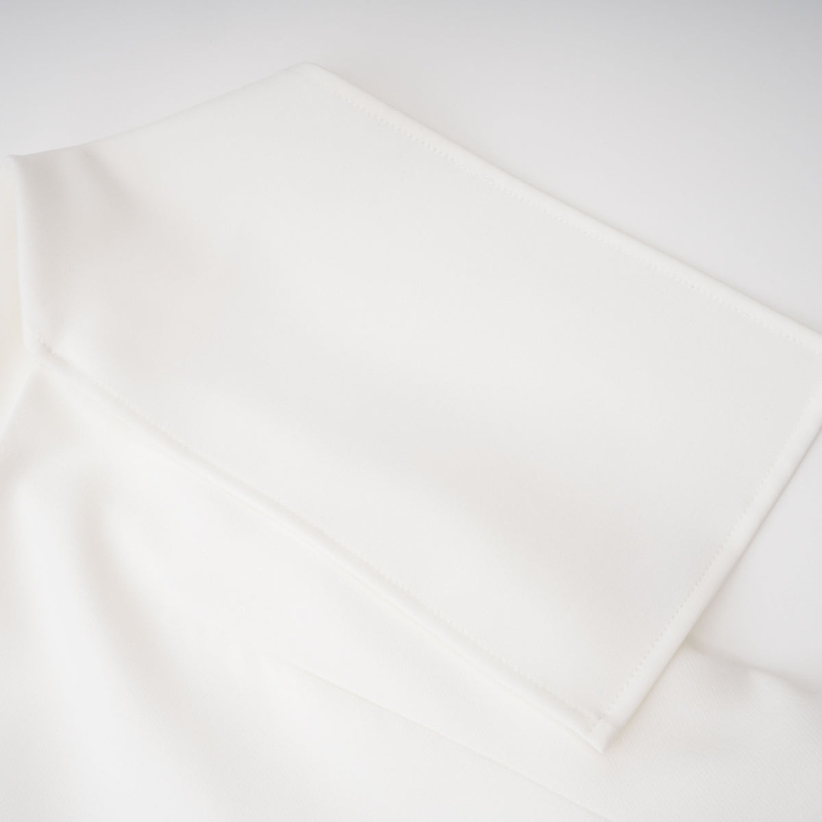 Kare White Asymmetrical Gathered Midi Dress