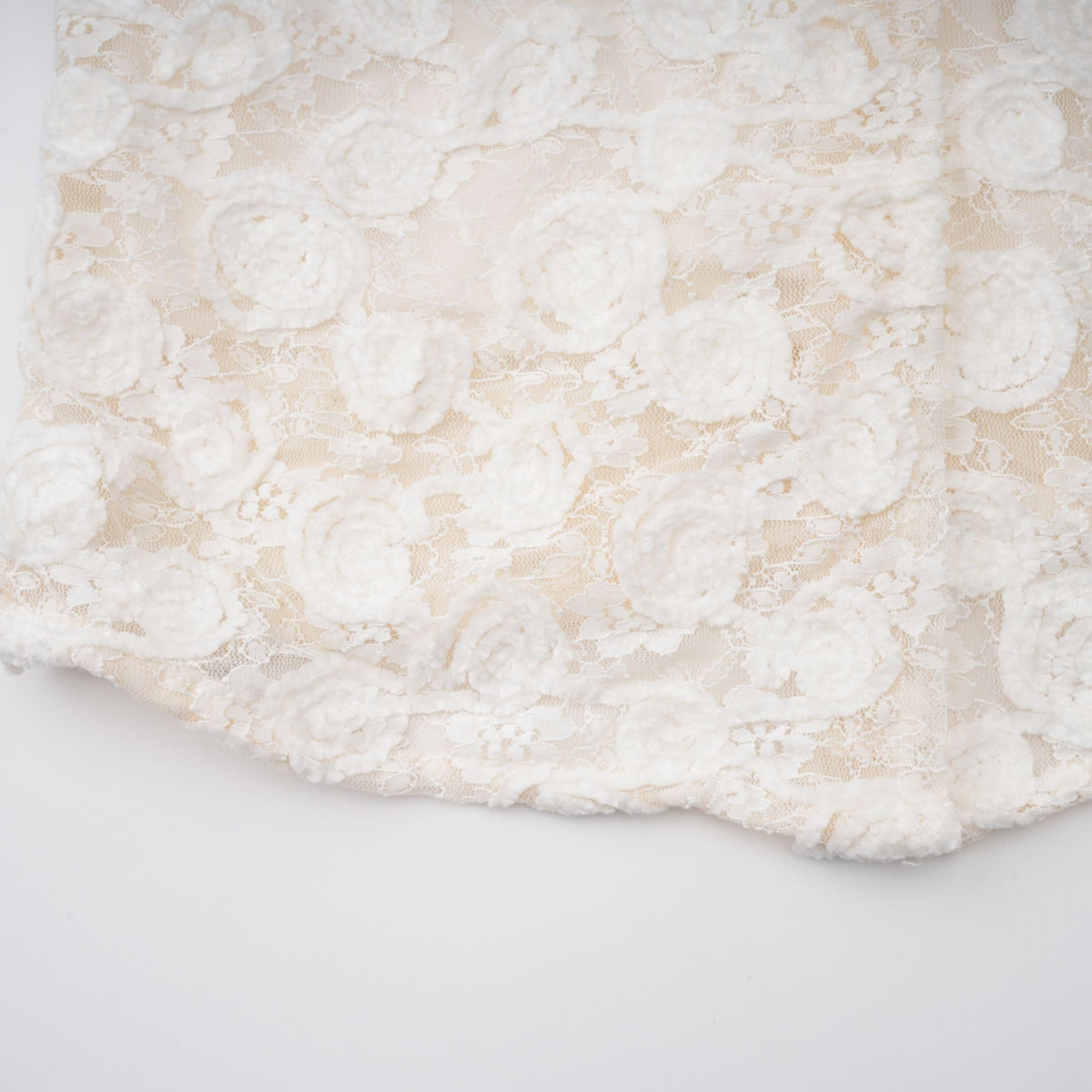 Oona White Floral Lace Pencil Midi Dress (Final Sale-US Only)