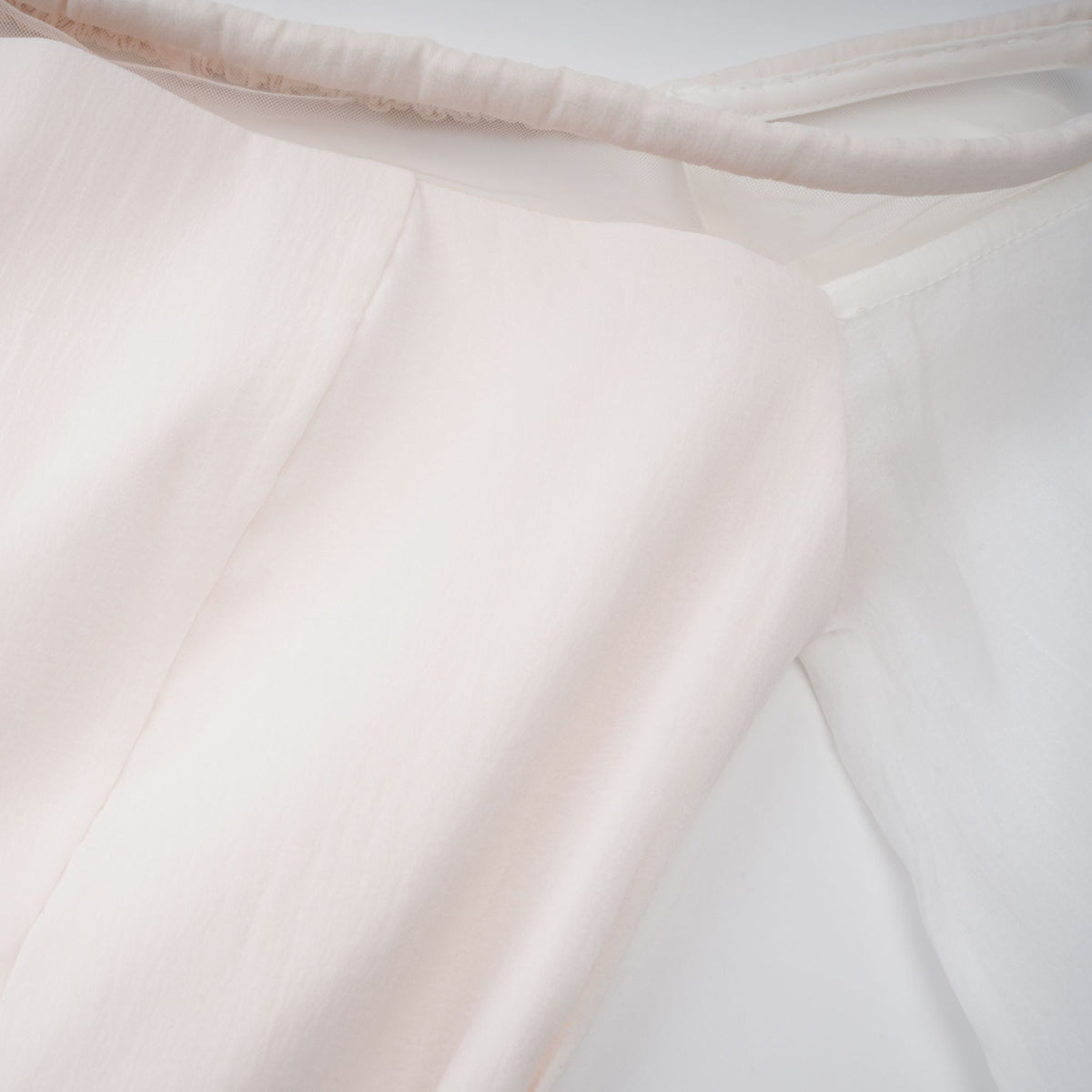 Gelsomina White Gathered Crepe Midi Dress (Final Sale-US Only)