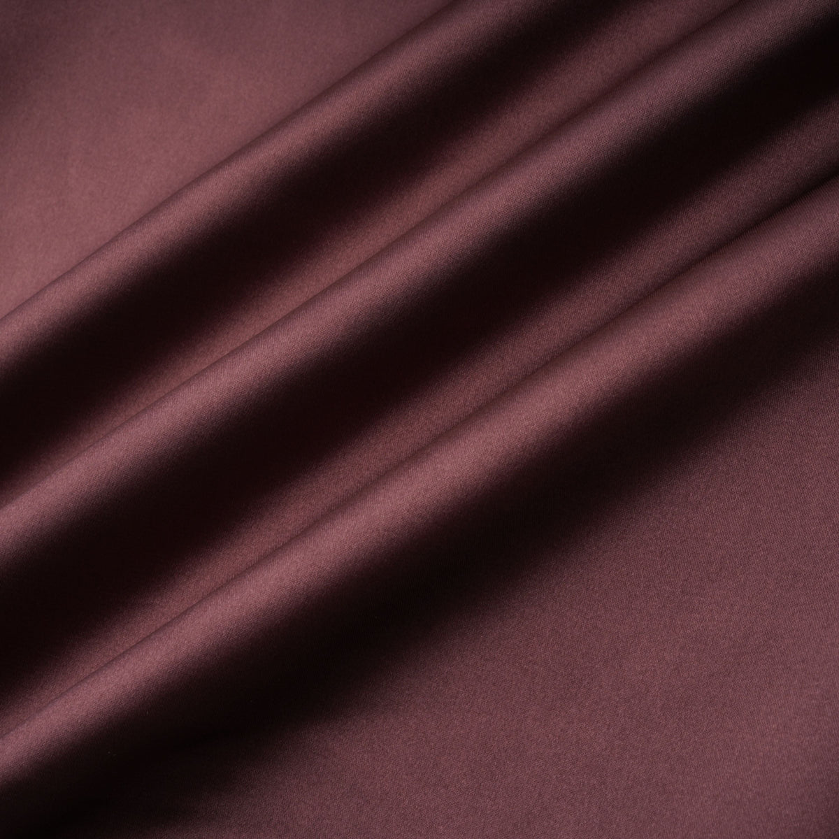 Inmaculada Brown Ruched Satin Maxi Dress