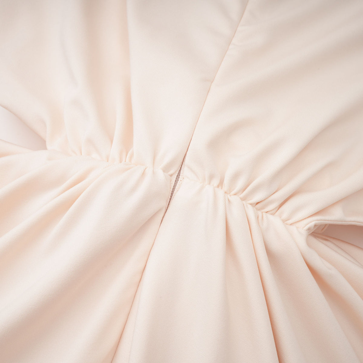 Joaquín Neutral Braid Detail Ruched Dress Maxi (Final Sale-US Only)