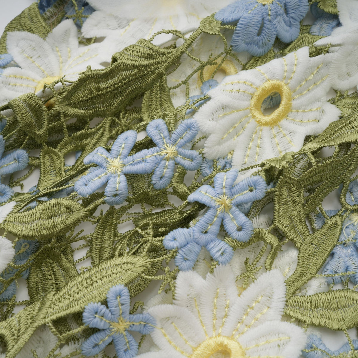Clémence floral embroidered midi dress