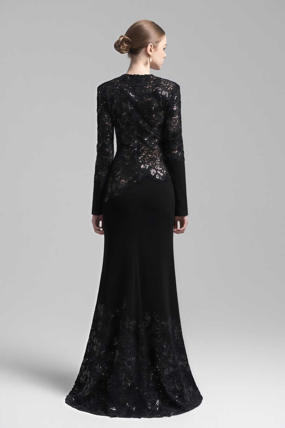 Mathilde Black Embroidered Maxi Dress (Final Sale-US Only)