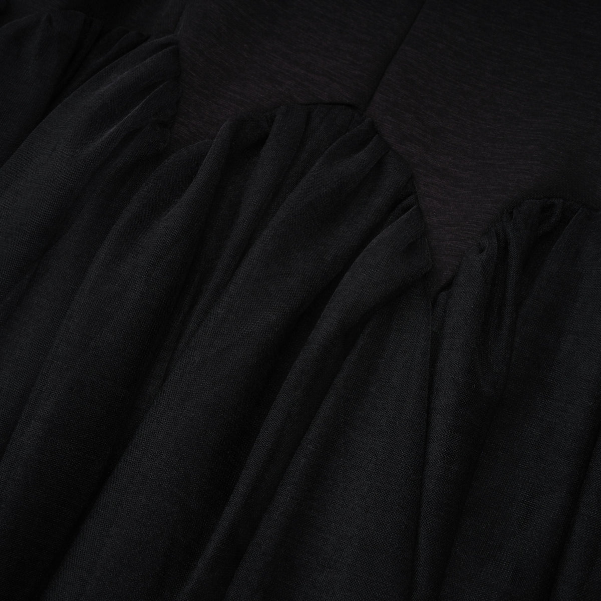 Ofra Black Pearl Pleated Midi Dress