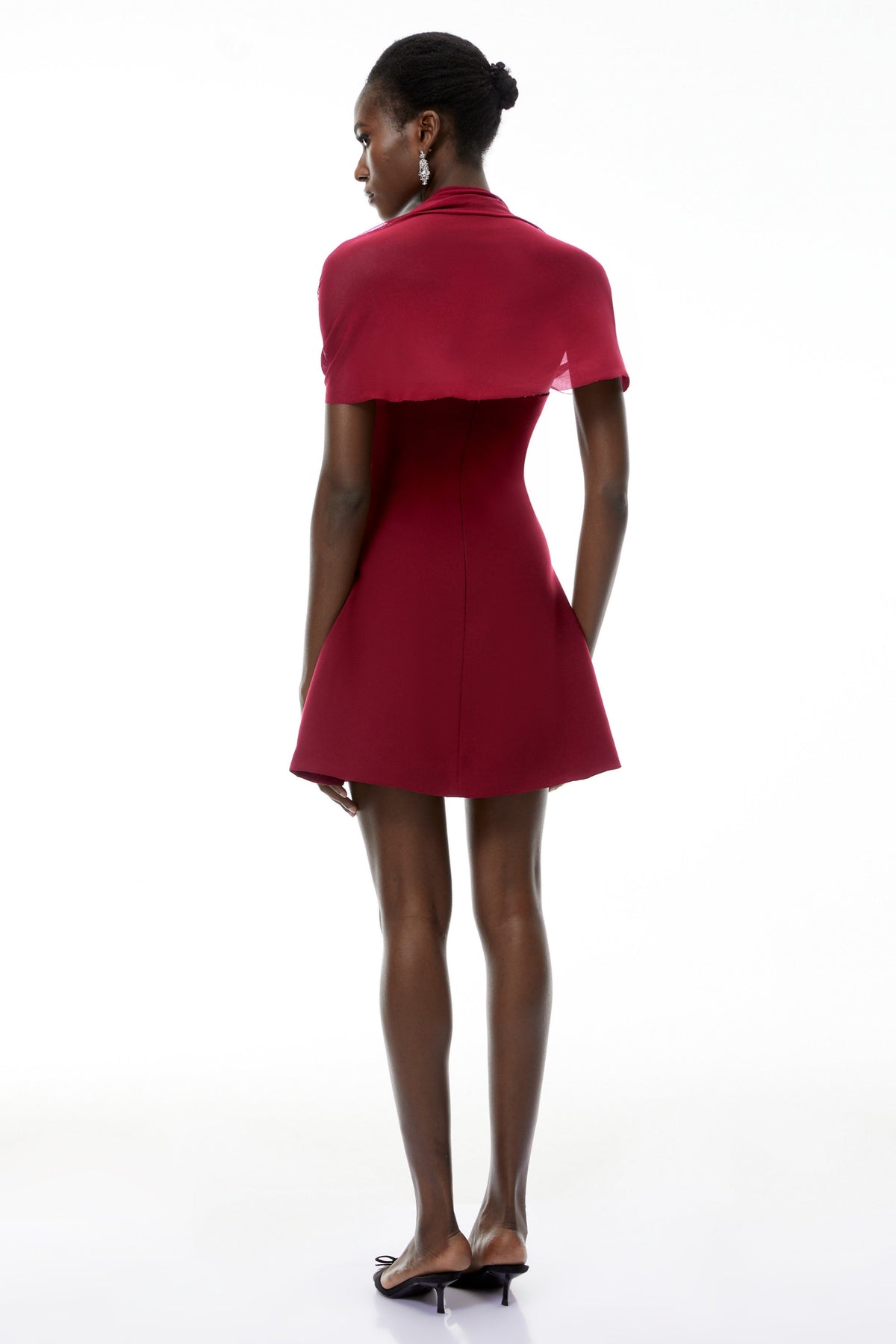 Phoebe Red Sweetheart Neckline Mini Dress (Final Sale)